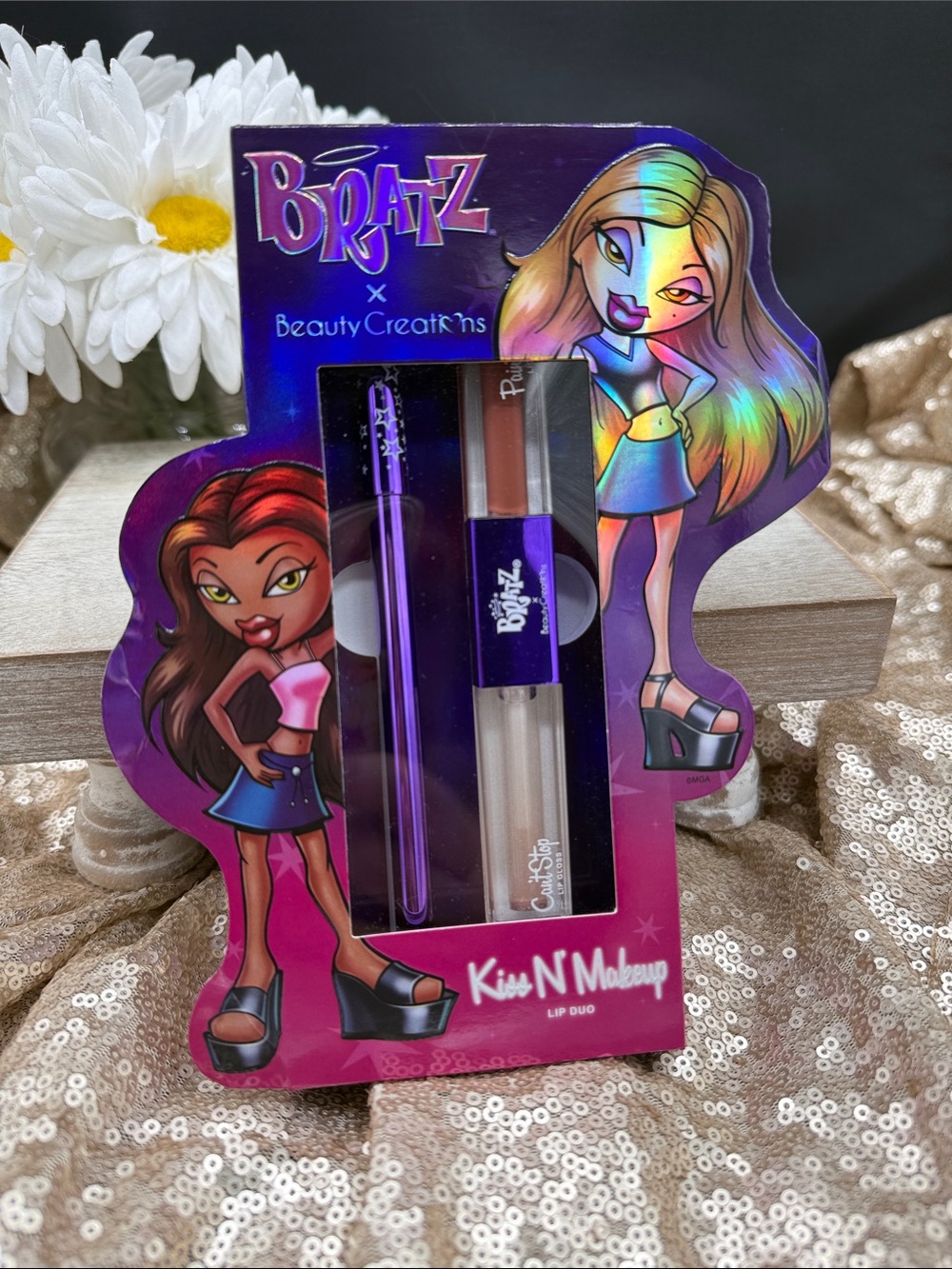 Bratz x Beauty Creations Kiss N Makeup Lip Duo -